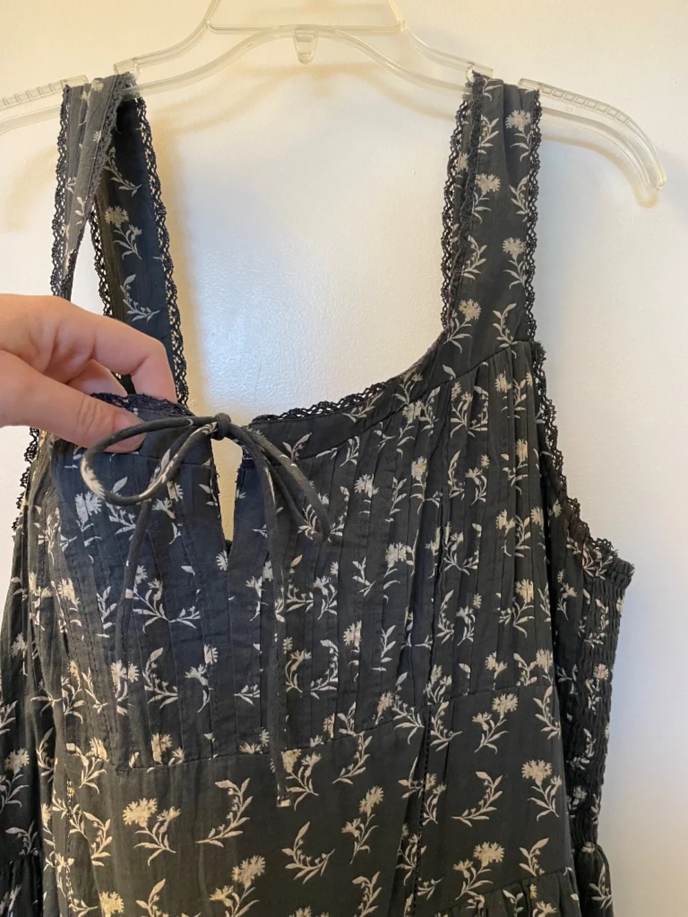 American Eagle AE corset midi dress prairie boho cottagecore sundress - Picture 5 of 8